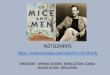 Of Mice and Men PLOT ELEMENTS  EXPOSITION – OPENING INCIDENT- RISING ACTION- CLIMAX- FALLING ACTION - RESOLUTION