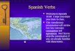 Spanish Verbs  Welcome to Spanish 1010! I hope you enjoy your time in class.  This introductory presentation will review two key concepts: conjugation