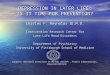 DEPRESSION IN LATER LIFE: IS IT TIME FOR PREVENTION? Charles F. Reynolds Ⅲ,M.D. Intervention Research Center for Late-Life Mood Disorders Department of