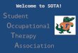 Welcome to SOTA! S tudent O ccupational T herapy A ssociation