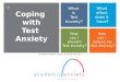 + Coping with Test Anxiety A student support session presented by the: What is Test Anxiety? What effect does it have? How can I prevent Test Anxiety?