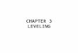 CHAPTER 3 LEVELING. Definitions An elevation of a point : The vertical distance between the point and the reference level surface ( datum ),the most commonly