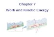 Chapter 7 Work and Kinetic Energy. Units of Chapter 7 Work Done by a Constant Force Kinetic Energy and the Work-Energy Theorem Work Done by a Variable