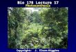 Bio 178 Lecture 17 Photosynthesis Copyright: J. Elson-Riggins