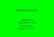 PRODUCERS READINGS: FREEMAN, 2005 Chapter 54 Pages 1229-124