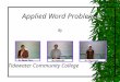Applied Word Problems By Tidewater Community College