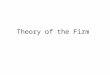 Theory of the Firm. Content Objectives of the firm –Profit maximisation –Satisficing Divorce of Ownership and Control Law of Diminishing Returns and Returns