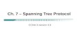 Ch. 7 – Spanning Tree Protocol CCNA 3 version 3.0