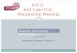 P.E.O. Salt Lake City Reciprocity Meeting Keeping Safe Using Technology April 8, 2010 Presented by Rebecca Conant (Y) P.E.O. Salt Lake City Reciprocity