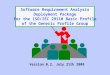 1 Software Requirement Analysis Deployment Package for the ISO/IEC 29110 Basic Profile of the Generic Profile Group Version 0.2, July 21th 2009