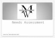 Needs Assessment. AGENDA o Training Needs Assessment o Methods of Needs Assessment o Industry and Company Overview o Company Strategy o Training and Development