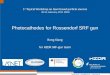 Rong Xiang I r.xiang@hzdr.de I  Photocathodes for Rossendorf SRF gun Rong Xiang for HZDR SRF-gun team 1 st Topical Workshop on laser based particle