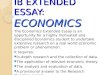 IB EXTENDED ESSAY: ECONOMICS The Economics Extended Essay is an opportunity for a highly motivated and disciplined Economics student to undertake extensive