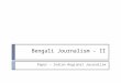 Bengali Journalism - II Paper – Indian Regional Journalism