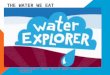 THE WATER WE EAT WATER-SMART FOOD DIARY AND COFFEE PLEDGES