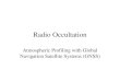 Radio Occultation Atmospheric Profiling with Global Navigation Satellite Systems (GNSS)