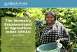 The Women’s Empowerment in Agriculture Index (WEAI) June 2012 Sylvia Cabus Gender Advisor USAID Bureau for Food Security