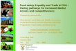 Food safety & quality and Trade in RSA – Paving pathways for increased Market Access and competitiveness Prepared and presented by: Directorate Food Safety
