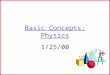 Basic Concepts: Physics 1/25/00. Sound Sound= physical energy transmitted through the air Acoustics: Study of the physics of sound Psychoacoustics: Psychological