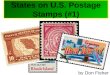 States on U.S. Postage Stamps (#1) by Don Fisher