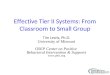 Effective Tier II Systems: From Classroom to Small Group Tim Lewis, Ph.D. University of Missouri OSEP Center on Positive Behavioral Intervention & Supports