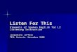Listen For This Elements of Spoken English for L2 Listening Instruction Jacqueline Jeffers TESL Ontario, November 2008