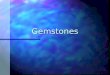 Gemstones. Faceted Gemstones Sparkle with Light