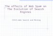 The effects of Web Spam on The Evolution of Search Engines CS315-Web Search and Mining