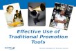 Success Strategies for Business Owners Effective Use of Traditional Promotion Tools