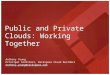 Public and Private Clouds: Working Together Principal Architect, Rackspace Cloud Builders Anthony Young Anthony.young@rackspace.com