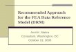 Recommended Approach for the FEA Data Reference Model (DRM) Amit K. Maitra Consultant, Washington, DC October 19, 2005