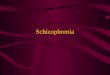Schizophrenia. Overview Most debilitating and costly of all adult psychiatric illnesses ~25% of all psychiatric beds are occupied by persons with schizophrenia