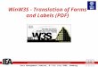 Data Management Seminar, 8-11th July 2008, Hamburg WinW3S - Translation of Forms and Labels (PDF)