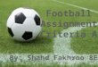 What is football? Football is any of different games played with a ball (round or oval) in which two teams try to kick or carry or push the ball onto