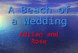 A Beach of a Wedding Adrian and Rose. Invitation Just For You $ 64.20 for 75 invitations The invitation of Rose and Adrian for their Hawaiian wedding