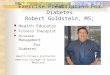 Exercise Prescription For Diabetes Robert Goldstein, MS; Health Educator Fitness Therapist Disease Management For Diabetes Health Fitness Instructor American