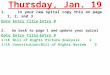 Thursday, Jan. 19 1. In your new spiral copy this on page 1, 2, and 3 DateEntry TitleEntry # 2. Go back to page 1 and update your spiral DateEntry TitleEntry