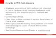 Oracle BIWA SIG Basics Worldwide association of 2000 professionals interested in Oracle Database-centric business intelligence, data warehousing, and analytical