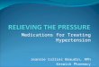 Medications for Treating Hypertension Jeannie Collins Beaudin, RPh Keswick Pharmacy 1