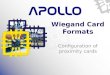 Wiegand Card Formats Configuration of proximity cards