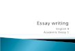 English 9 Academic Essay 1.  Write an essay comparing and contrasting the concept of courage in The Last Lecture with each of the three poems. It might