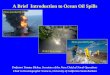 A Brief Introduction to Ocean Oil Spills Professor Tommy Dickey, Secretary of the Navy/Chief of Naval Operations Chair in Oceanographic Sciences, University
