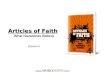 Articles of Faith What Nazarenes Believe  Session 5