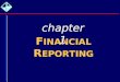 1 F INANCIAL R EPORTING chapter 1. 2 Learning Objectives 1.Describe the purpose of financial reporting and identify the primary financial statements