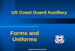 Modified March 2012/McBain US Coast Guard Auxiliary Forms and Uniforms