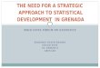 HIGH LEVEL FORUM ON STATISTICS RADISSON BEACH RESORT GRAND ANSE ST. GEORGE’S GRENADA THE NEED FOR A STRATEGIC APPROACH TO STATISTICAL DEVELOPMENT IN GRENADA