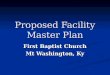 Proposed Facility Master Plan First Baptist Church Mt Washington, Ky