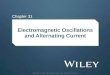 Electromagnetic Oscillations and Alternating Current Chapter 31 Copyright © 2014 John Wiley & Sons, Inc. All rights reserved