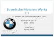 STRATEGIC OPTION RECOMMENDATION STRATEGIC CYCLE: 2000 – 2005 Team Mars Spring 2008 Bayerische Motoren Werke