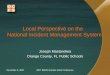 December 5, 20072007 REMS Grantee Initial Conference Local Perspective on the National Incident Management System Joseph Mastandrea Orange County, FL Public